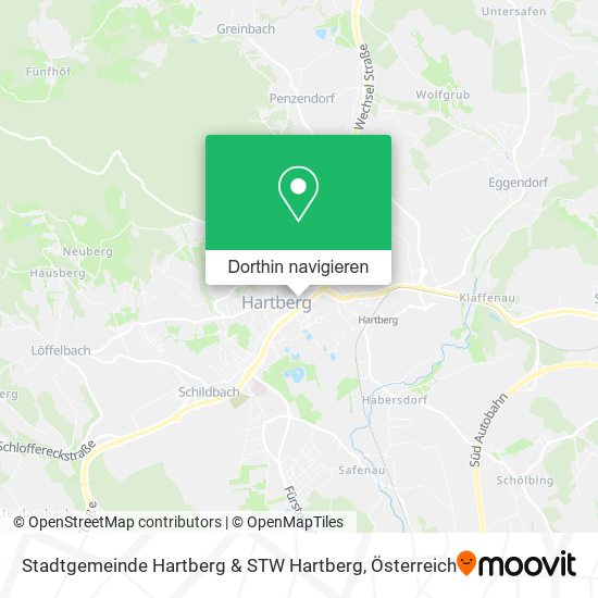 Stadtgemeinde Hartberg & STW Hartberg Karte