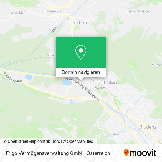 Frigo Vermögensverwaltung GmbH Karte