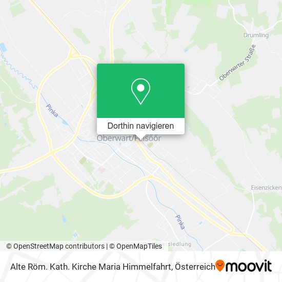 Alte Röm. Kath. Kirche Maria Himmelfahrt Karte