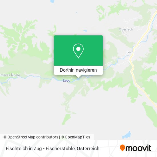 Fischteich in Zug - Fischerstüble Karte