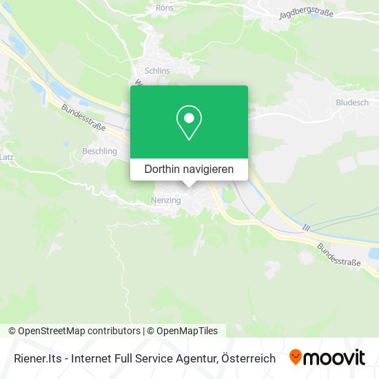 Riener.Its - Internet Full Service Agentur Karte