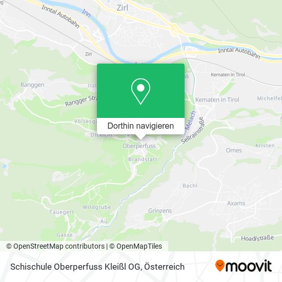 Schischule Oberperfuss Kleißl OG Karte