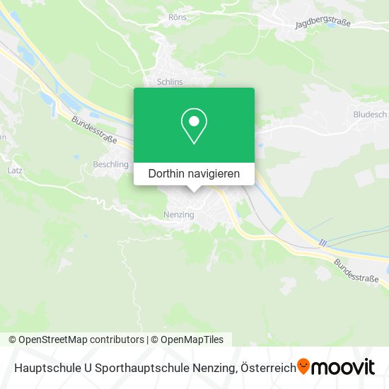 Hauptschule U Sporthauptschule Nenzing Karte