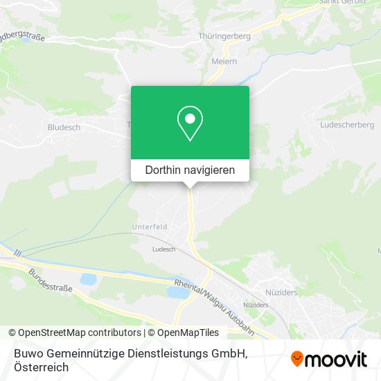 Buwo Gemeinnützige Dienstleistungs GmbH Karte