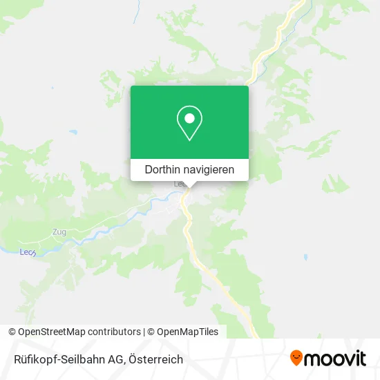 Rüfikopf-Seilbahn AG Karte