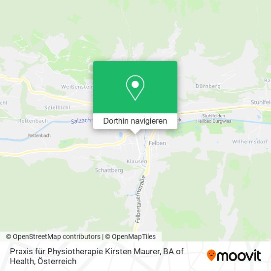 Praxis für Physiotherapie Kirsten Maurer, BA of Health Karte