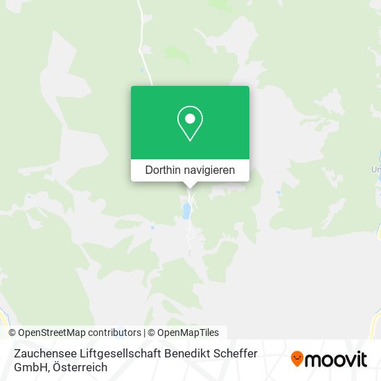 Zauchensee Liftgesellschaft Benedikt Scheffer GmbH Karte