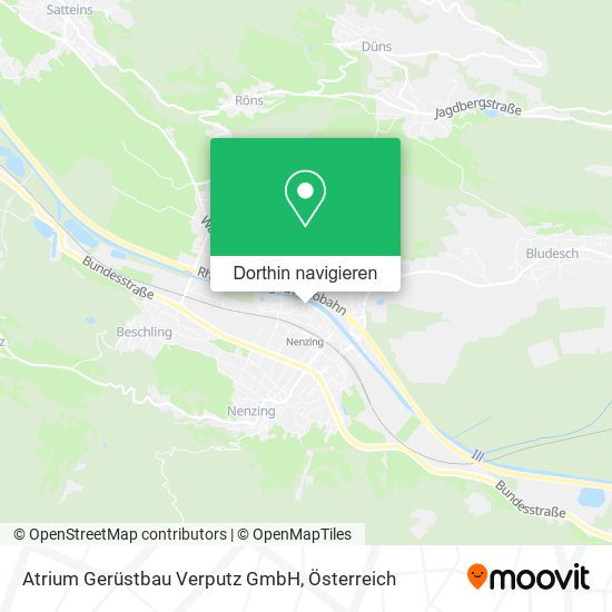 Atrium Gerüstbau Verputz GmbH Karte