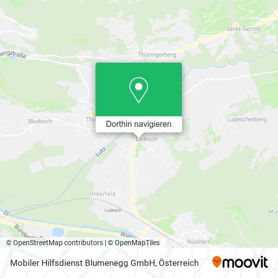 Mobiler Hilfsdienst Blumenegg GmbH Karte