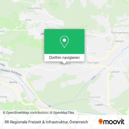 Rfi Regionale Freizeit & Infrastruktur Karte