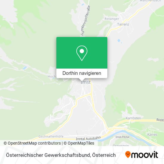 Österreichischer Gewerkschaftsbund Karte
