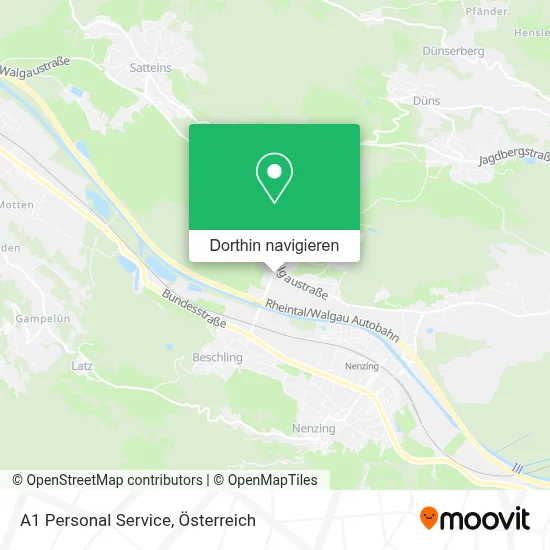 A1 Personal Service Karte