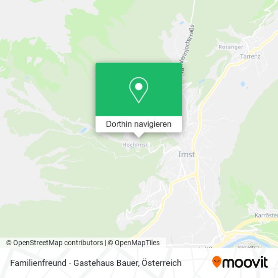 Familienfreund - Gastehaus Bauer Karte