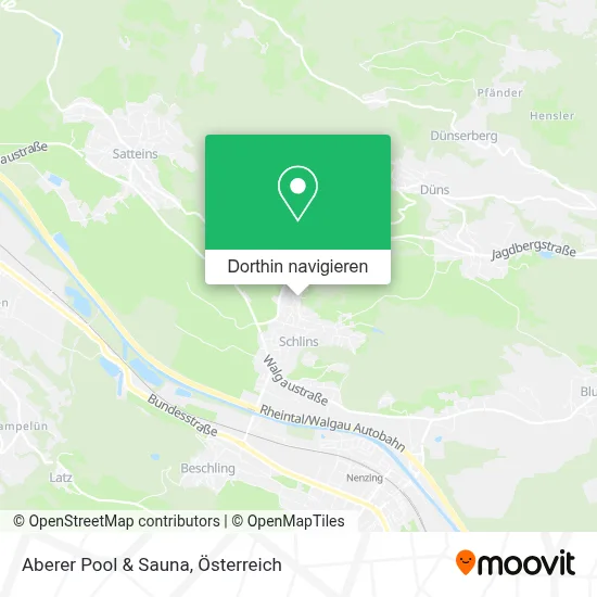 Aberer Pool & Sauna Karte