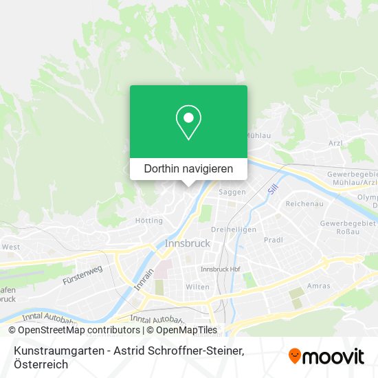 Kunstraumgarten - Astrid Schroffner-Steiner Karte