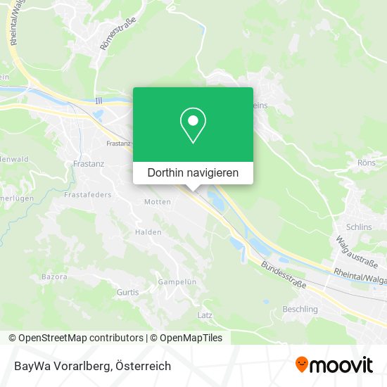 BayWa Vorarlberg Karte