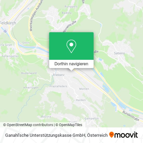 Ganahl'sche Unterstützungskasse GmbH Karte