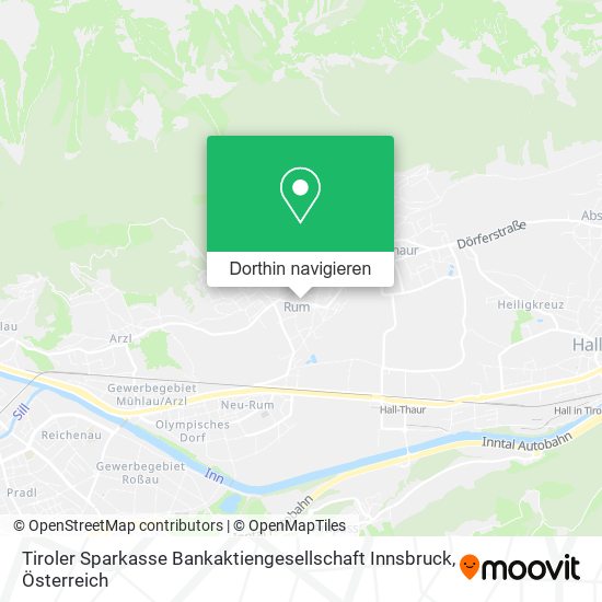 Tiroler Sparkasse Bankaktiengesellschaft Innsbruck Karte