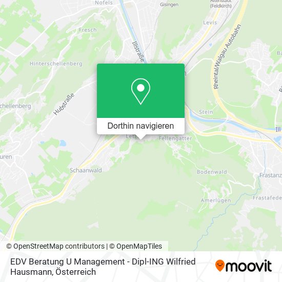 EDV Beratung U Management - Dipl-ING Wilfried Hausmann Karte