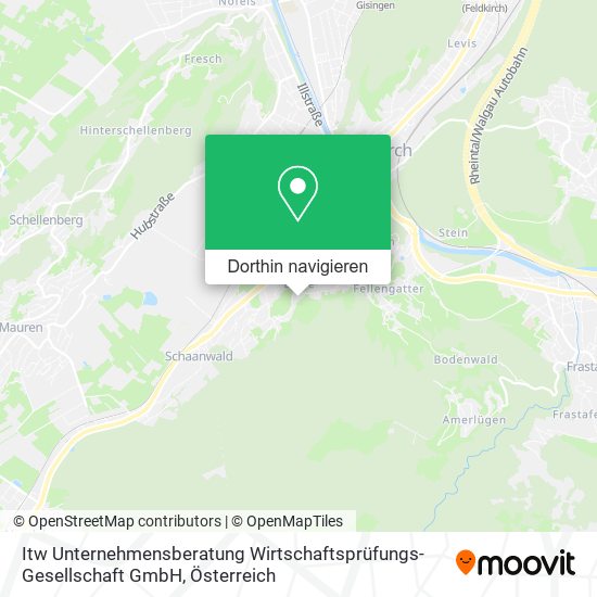 Itw Unternehmensberatung Wirtschaftsprüfungs- Gesellschaft GmbH Karte