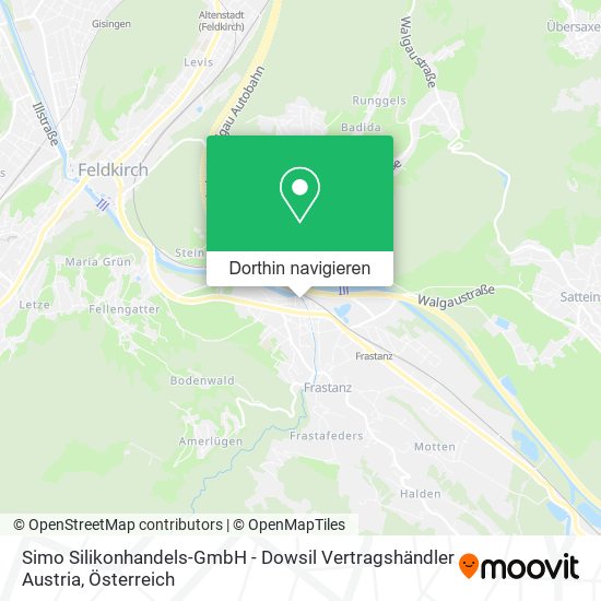 Simo Silikonhandels-GmbH - Dowsil Vertragshändler Austria Karte