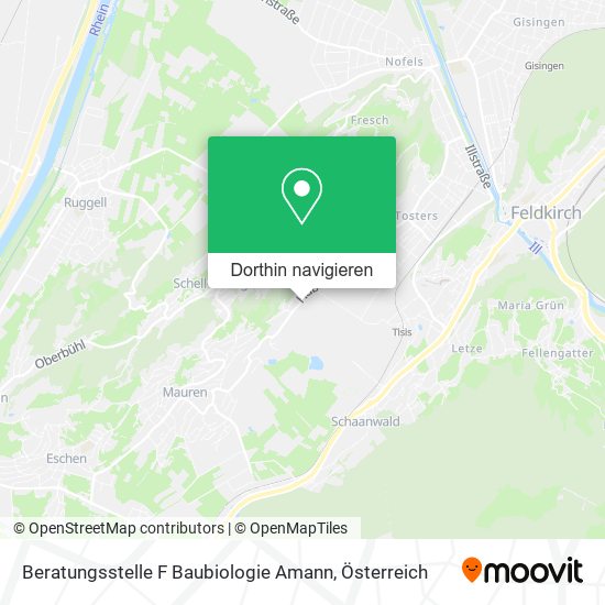 Beratungsstelle F Baubiologie Amann Karte