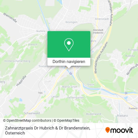 Zahnarztpraxis Dr Hubrich & Dr Brandenstein Karte