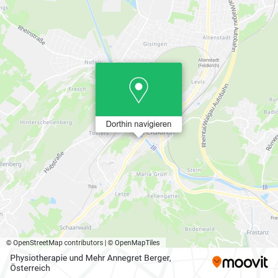 Physiotherapie und Mehr Annegret Berger Karte