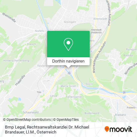 Bmp Legal, Rechtsanwaltskanzlei Dr. Michael Brandauer, Ll.M. Karte