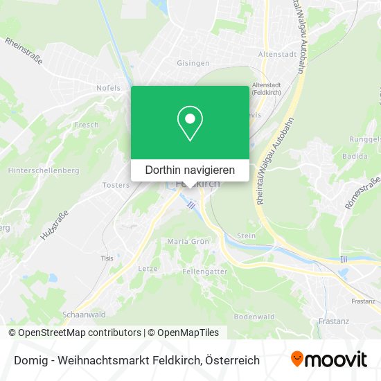 Domig - Weihnachtsmarkt Feldkirch Karte