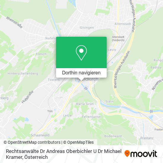 Rechtsanwälte Dr Andreas Oberbichler U Dr Michael Kramer Karte