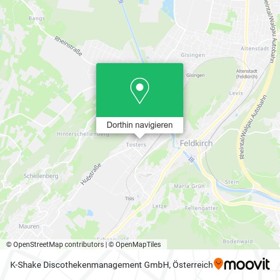 K-Shake Discothekenmanagement GmbH Karte
