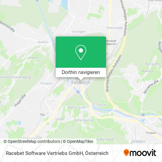 Racebet Software Vertriebs GmbH Karte