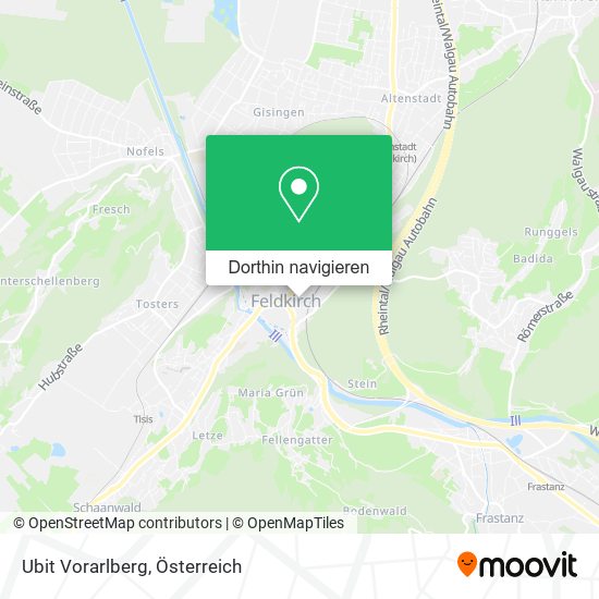 Ubit Vorarlberg Karte