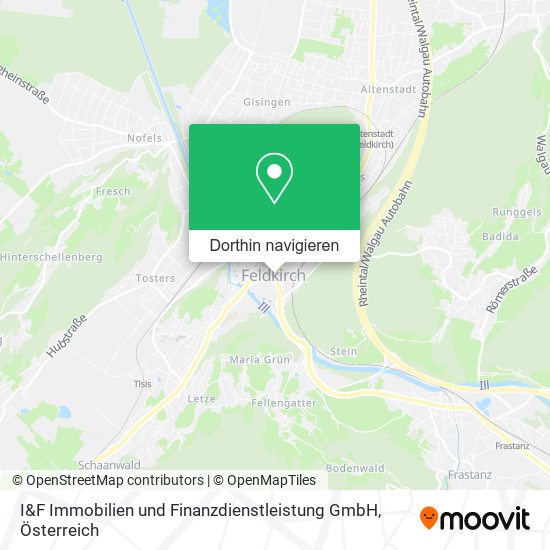 I&F Immobilien und Finanzdienstleistung GmbH Karte
