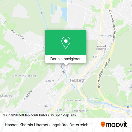Hassan Khamis Übersetzungsbüro Karte