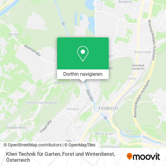 Klien Technik für Garten, Forst und Winterdienst Karte