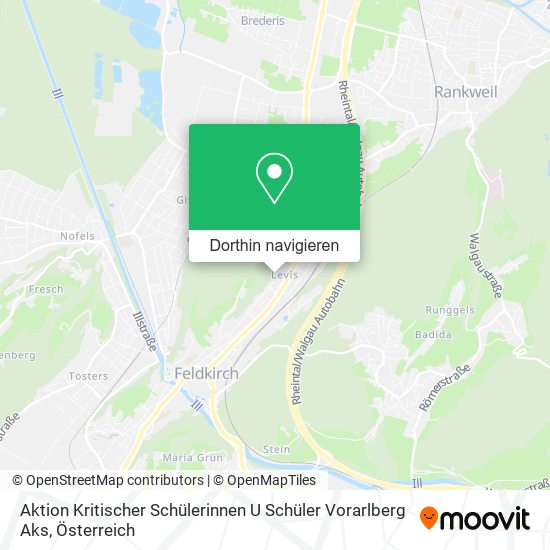 Aktion Kritischer Schülerinnen U Schüler Vorarlberg Aks Karte