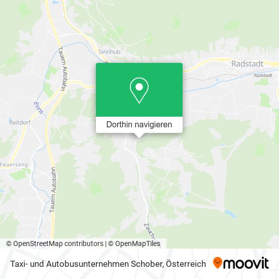Taxi- und Autobusunternehmen Schober Karte