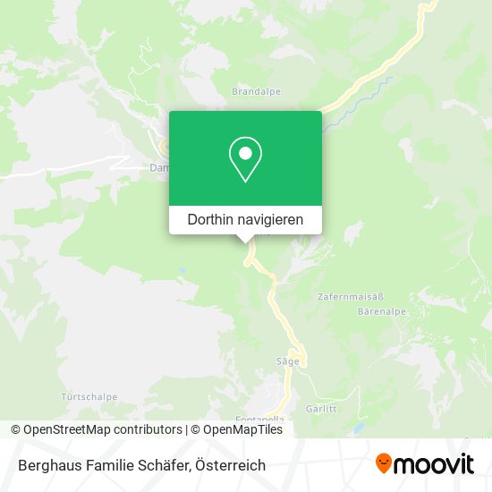 Berghaus Familie Schäfer Karte