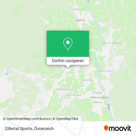 Zillertal Sports Karte