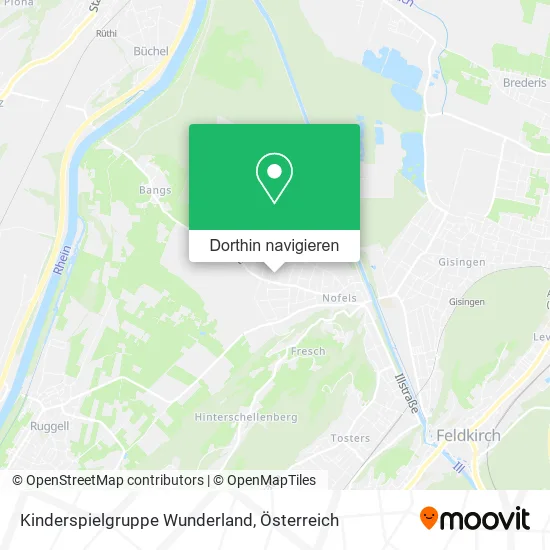 Kinderspielgruppe Wunderland Karte