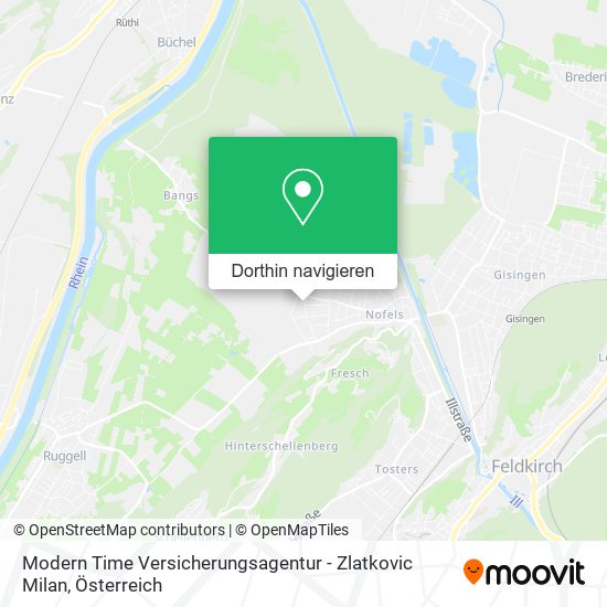 Modern Time Versicherungsagentur - Zlatkovic Milan Karte
