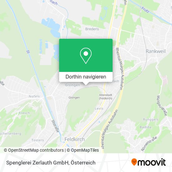 Spenglerei Zerlauth GmbH Karte