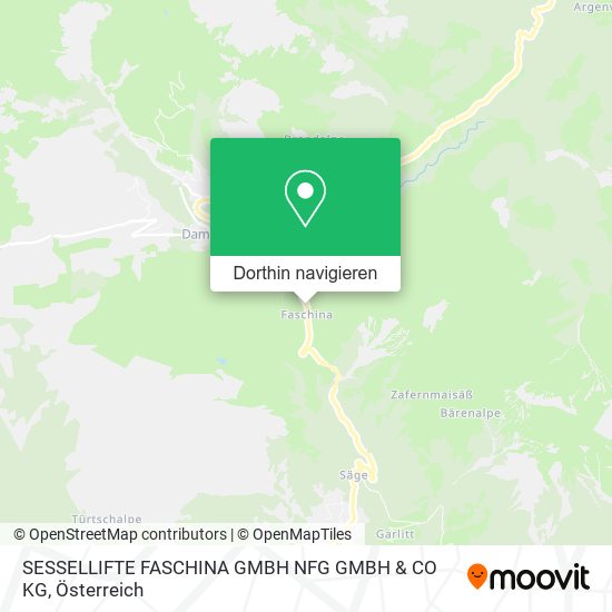 SESSELLIFTE FASCHINA GMBH NFG GMBH & CO KG Karte