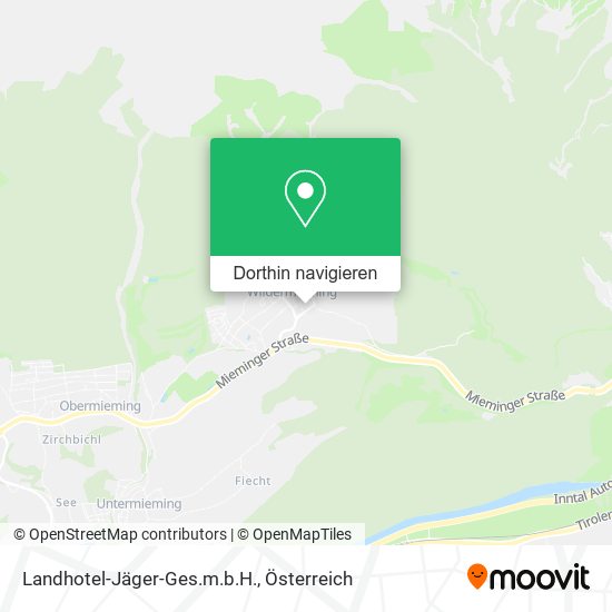 Landhotel-Jäger-Ges.m.b.H. Karte