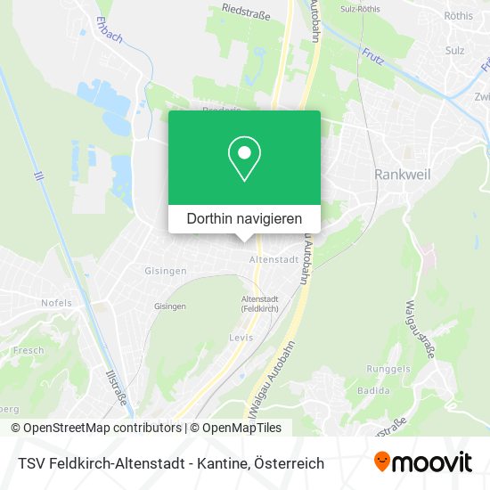 TSV Feldkirch-Altenstadt - Kantine Karte