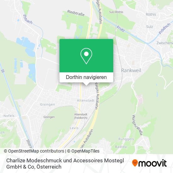 Charlize Modeschmuck und Accessoires Mostegl GmbH & Co Karte