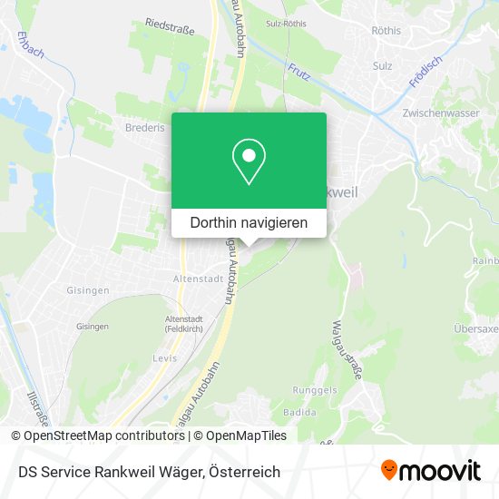 DS Service Rankweil Wäger Karte