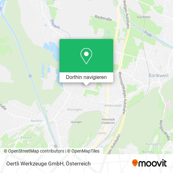 Oertli Werkzeuge GmbH Karte